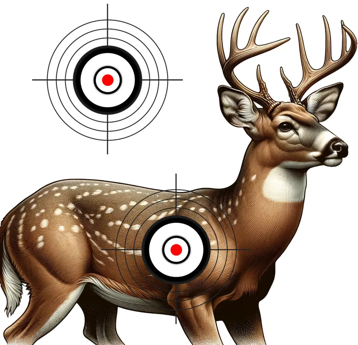 Animal Buck Target 41 - Printable Shooting Target