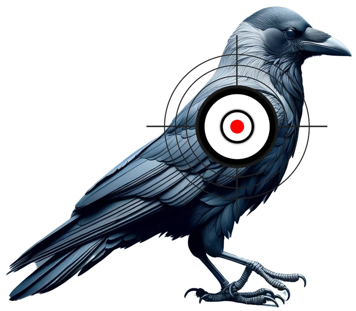 Animal Crow Target 44 - Printable Shooting Target