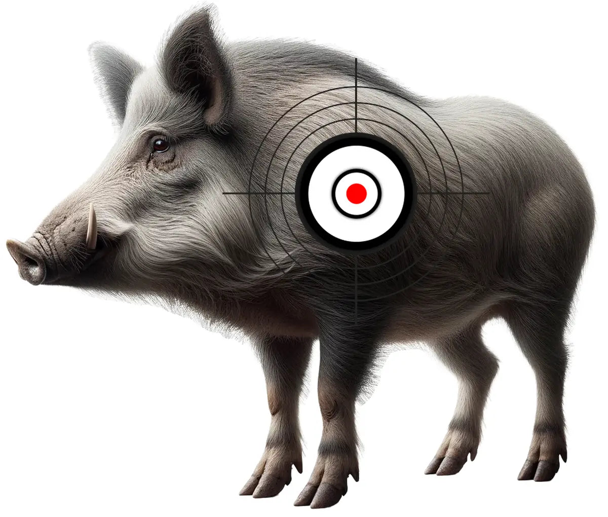 Animal Feral Pig Target 14 - Printable Shooting Target