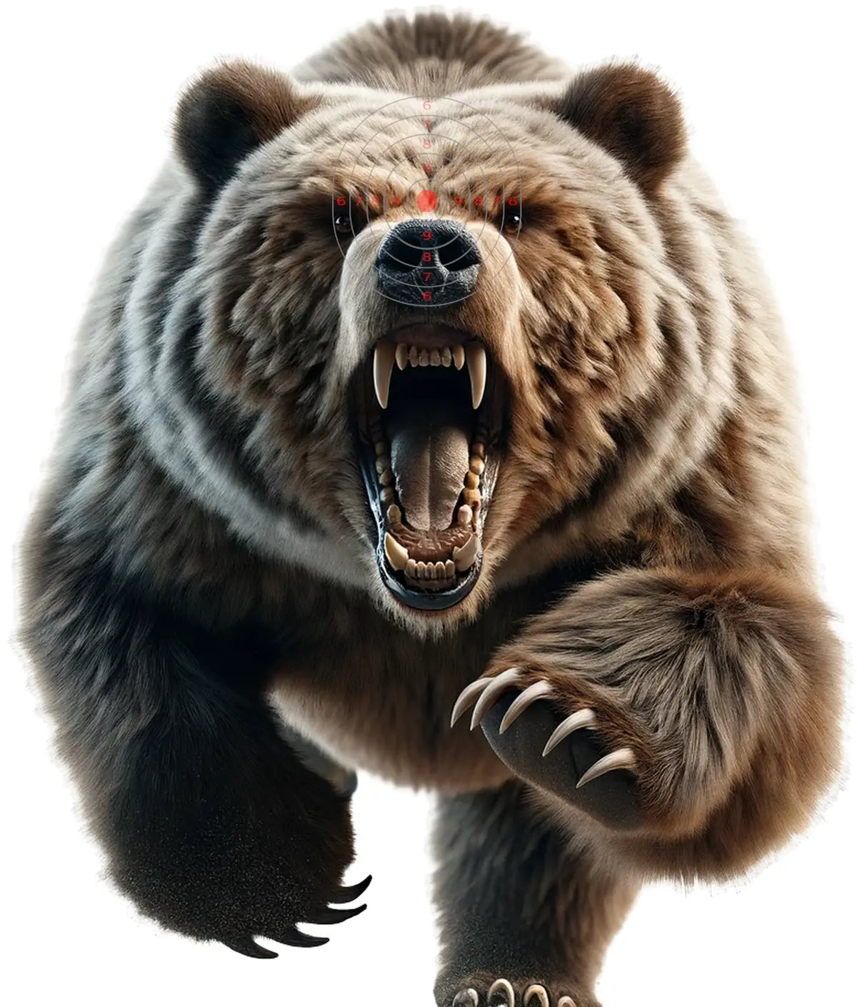 Animal Grizzly Bear Target 38 - Printable Shooting Target