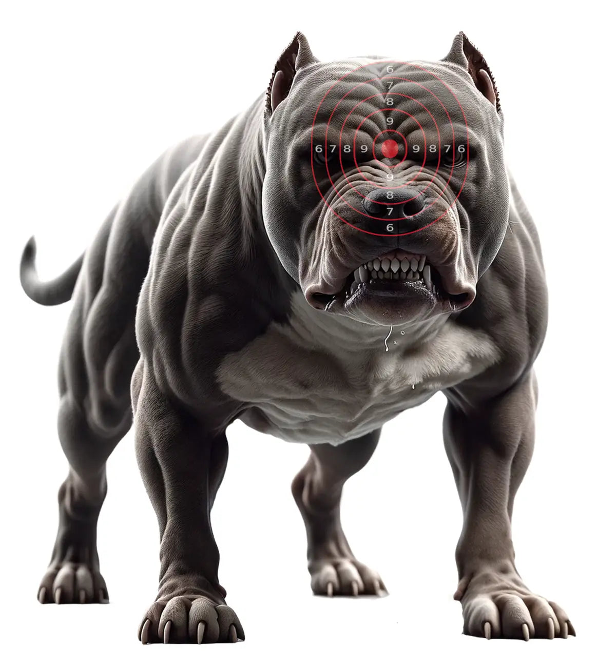 Animal Pit Bull Target 21 - Printable Shooting Target