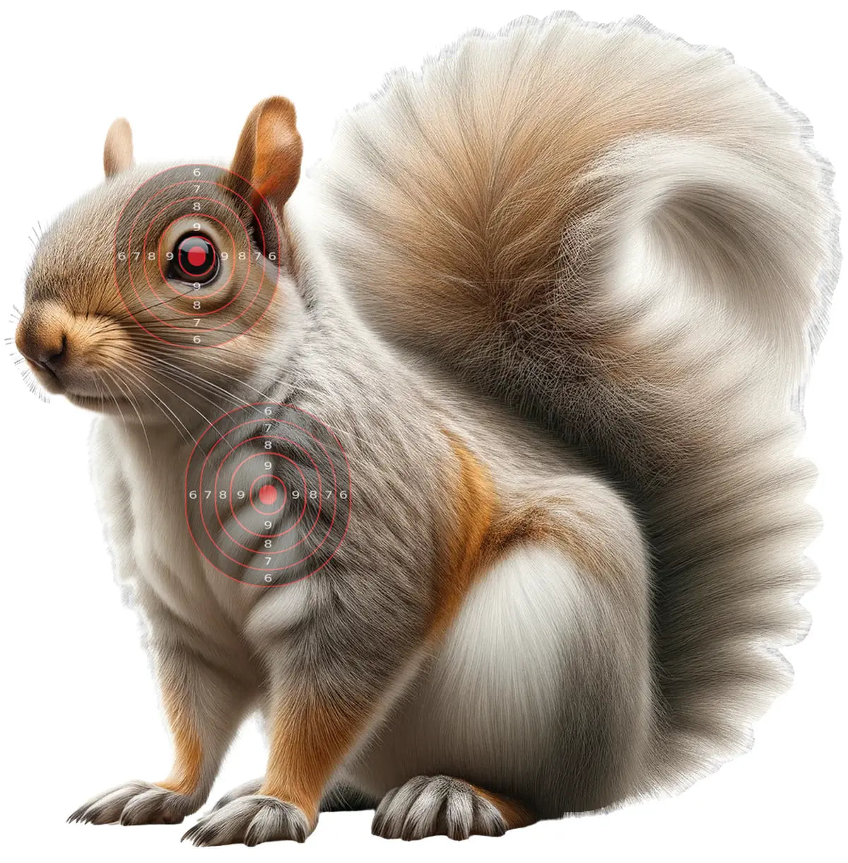 Animal Squirrel Target 30 - Printable Shooting Target