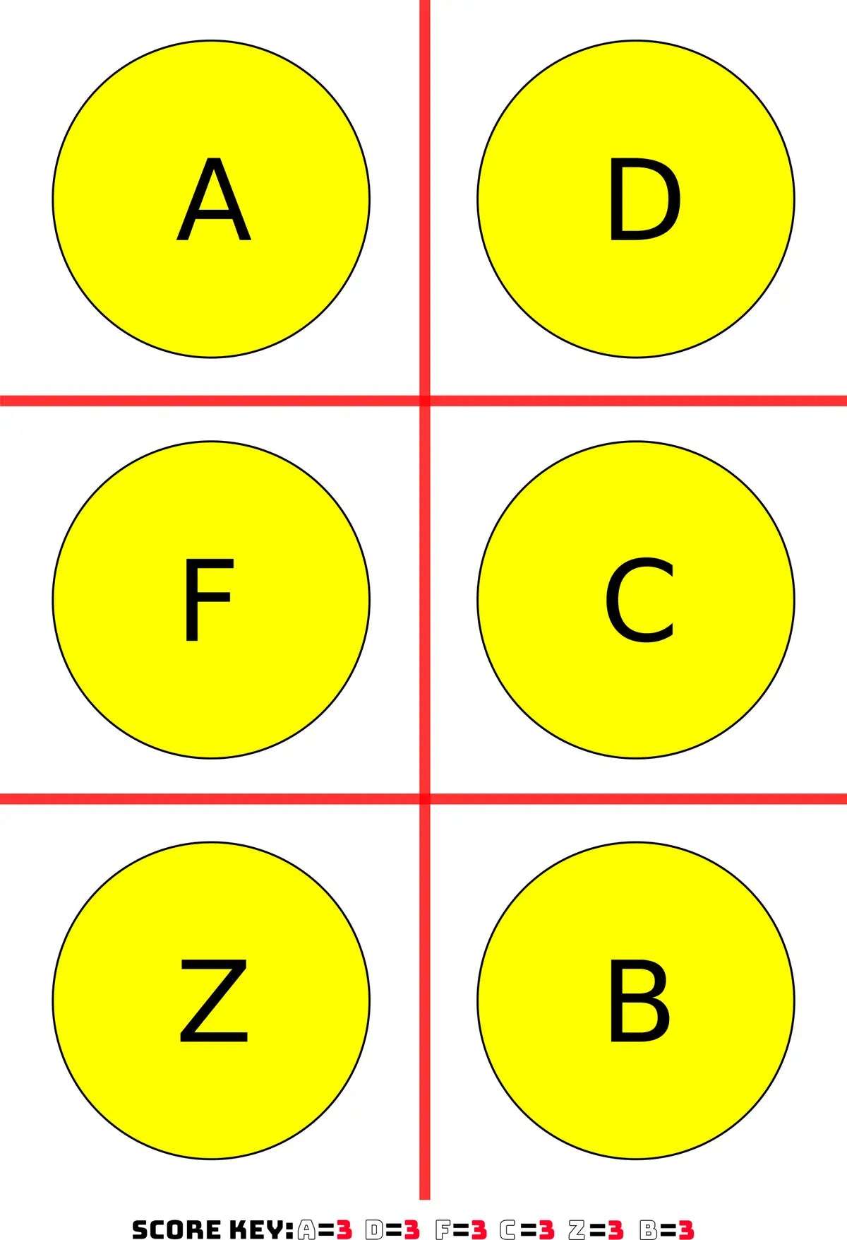 Audio Command Target 1 - Printable Shooting Target