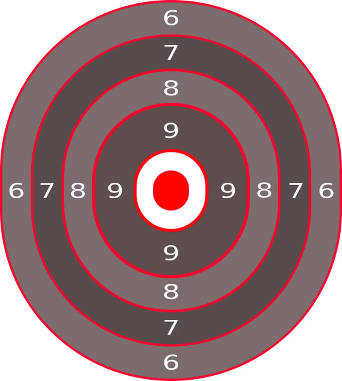 Bullseye Target 17 - Printable Shooting Target