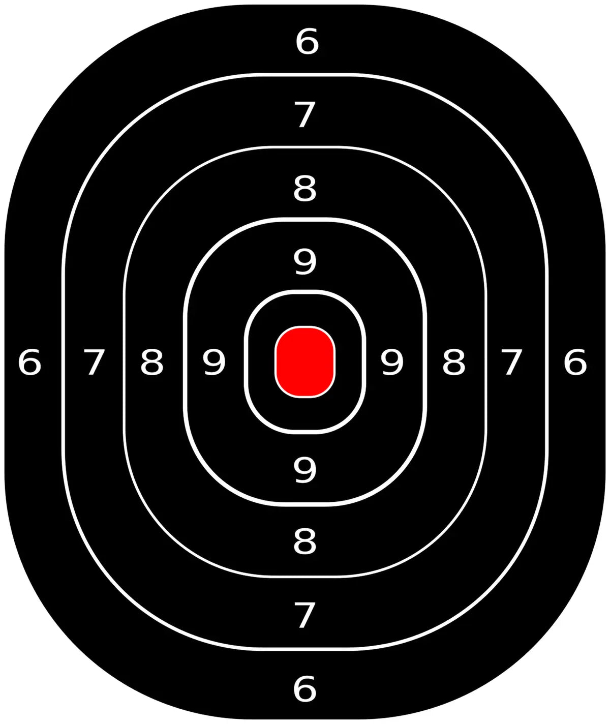 Bullseye Target 35 - Printable Shooting Target