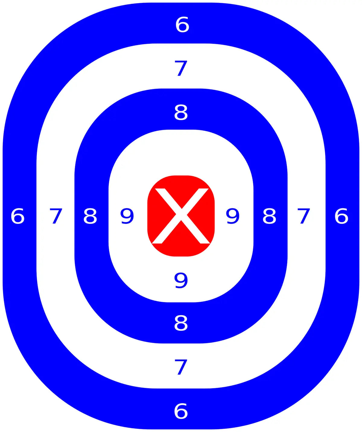 Bullseye Target 47 - Printable Shooting Target
