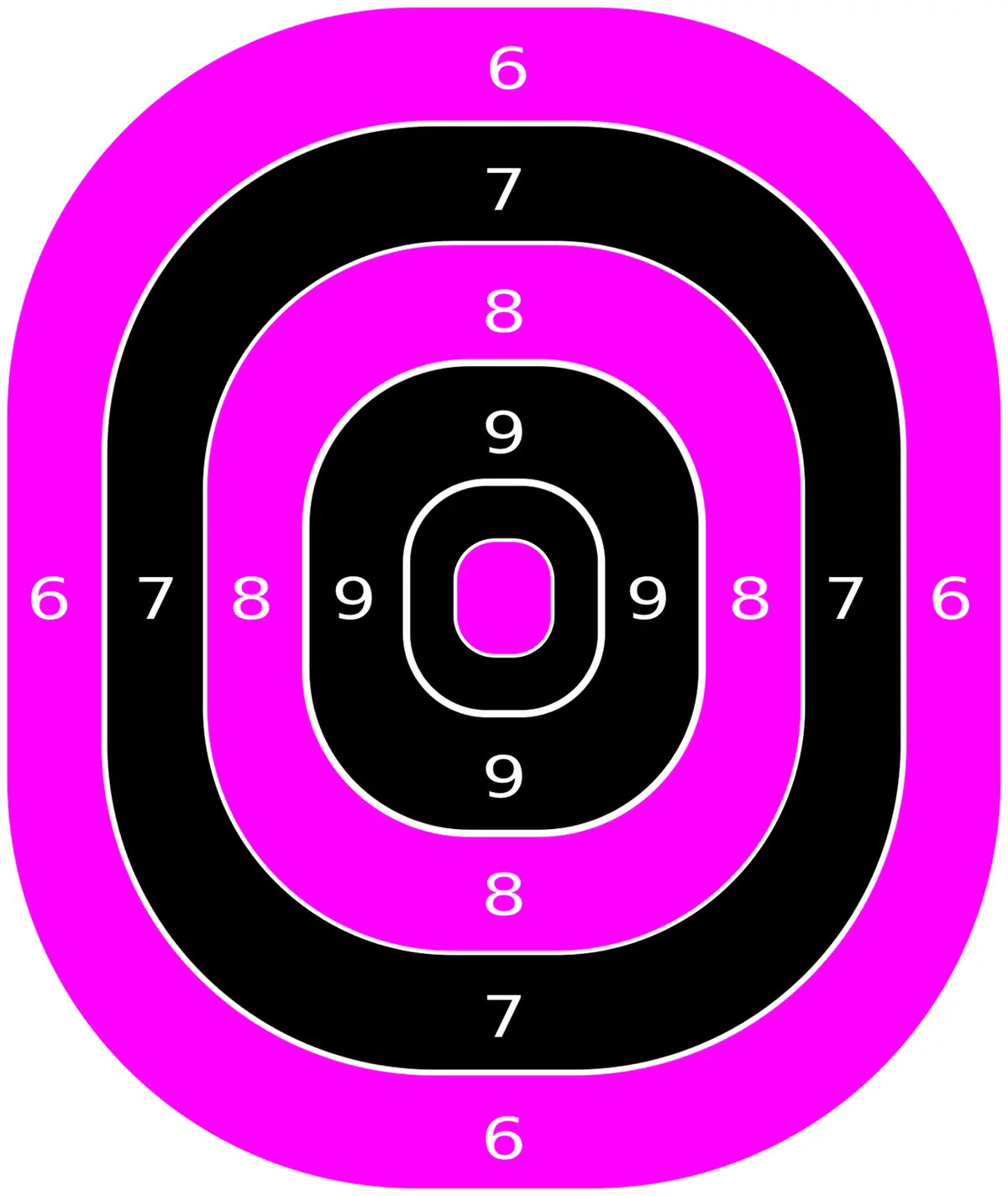 Bullseye Target 48 - Printable Shooting Target