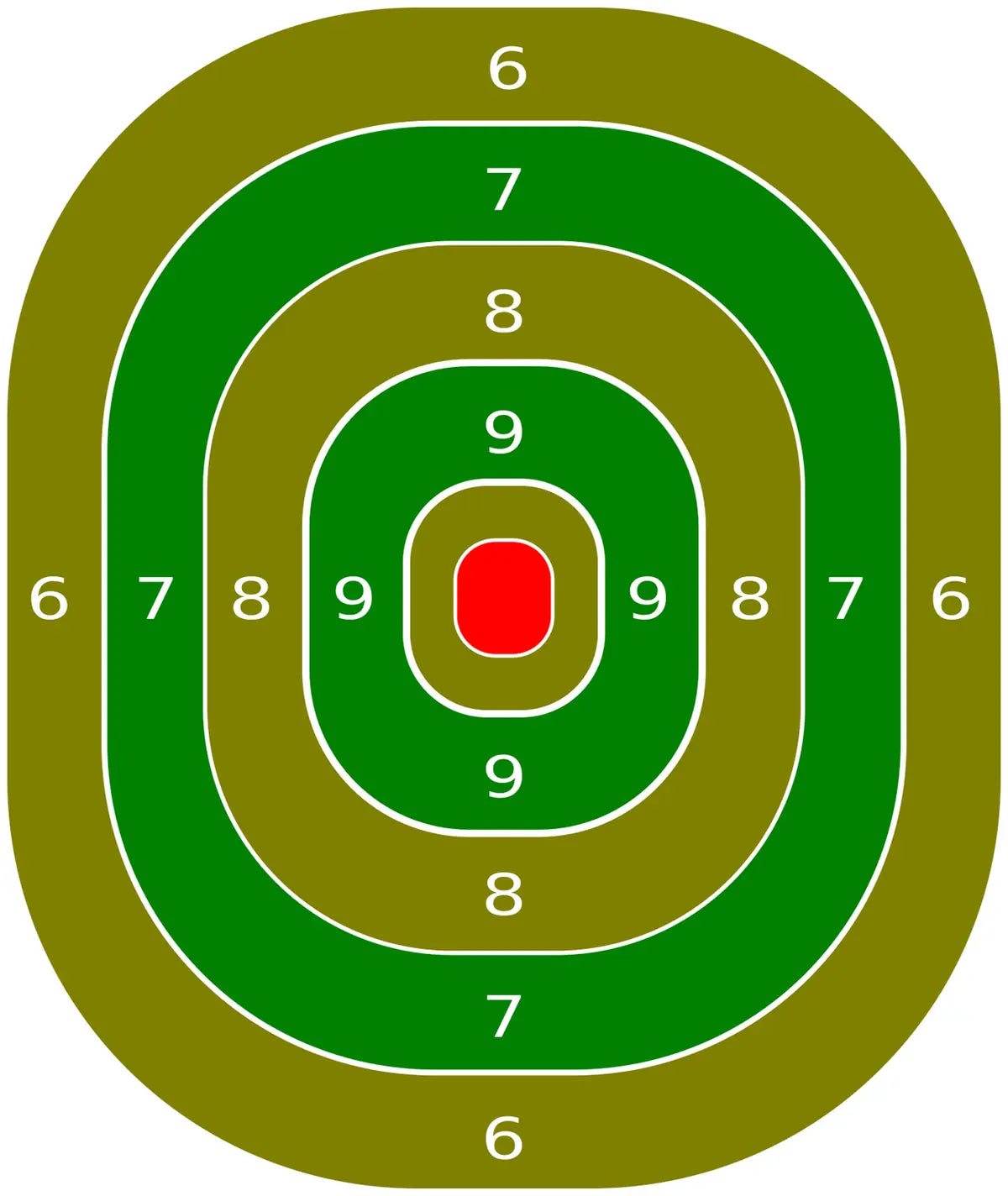Bullseye Target 49 - Printable Shooting Target