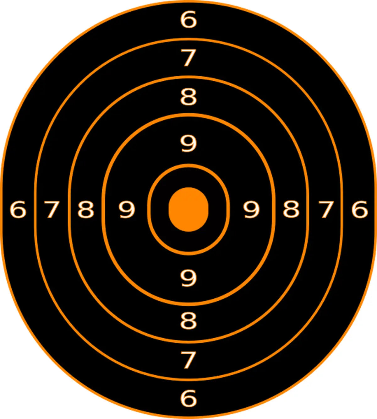 Bullseye Target 56 - Printable Shooting Target