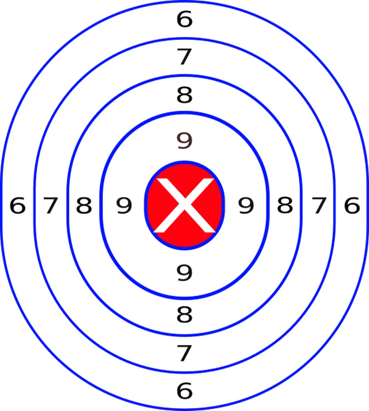 Bullseye Target 63 - Printable Shooting Target