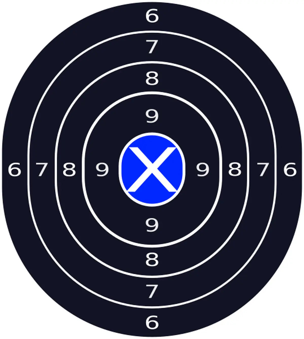Bullseye Target 65 - Printable Shooting Target