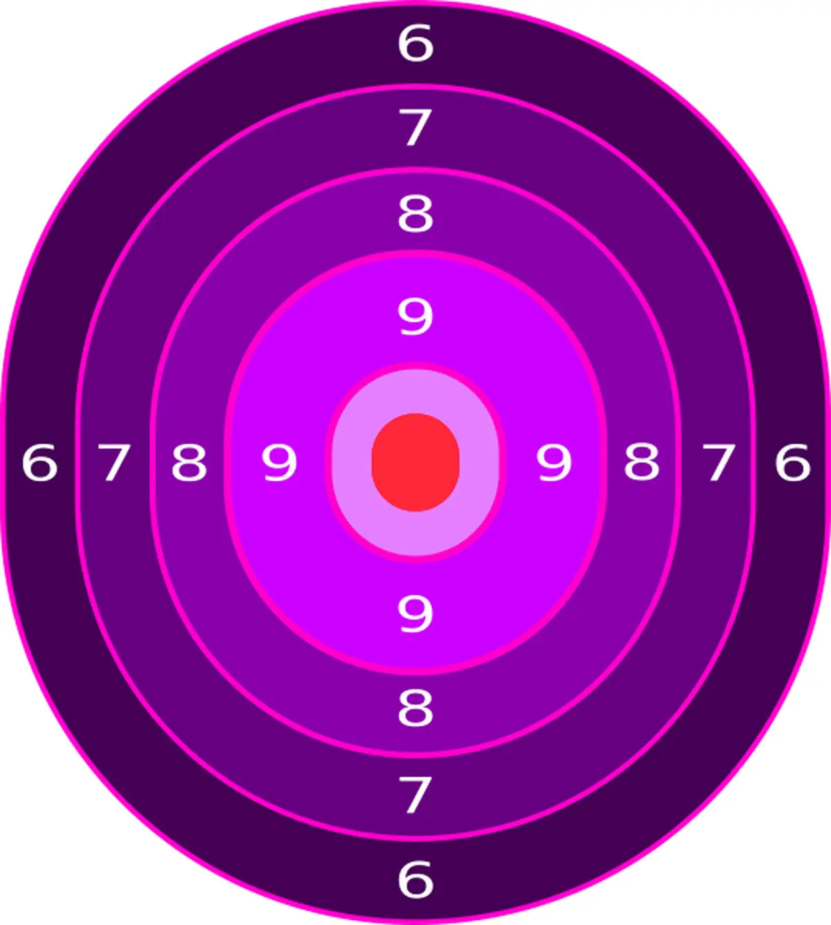 Bullseye Target 71 - Printable Shooting Target