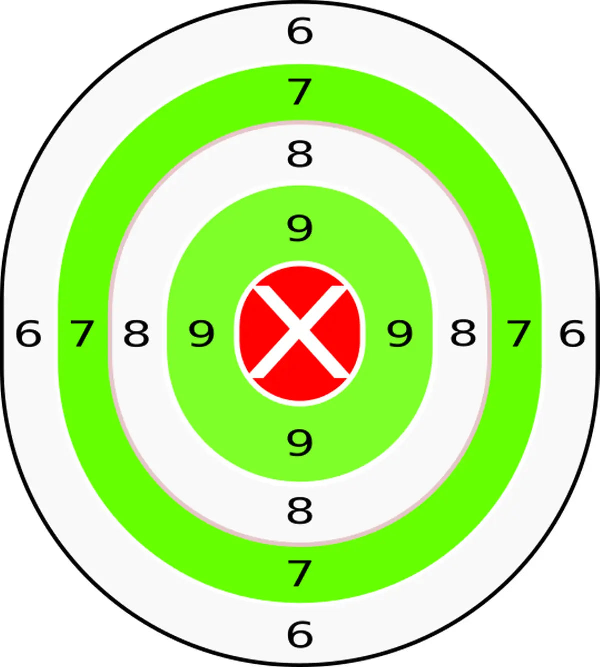 Bullseye Target 89 - Printable Shooting Target