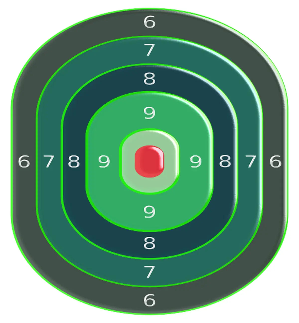Bullseye Target 91 - Printable Shooting Target