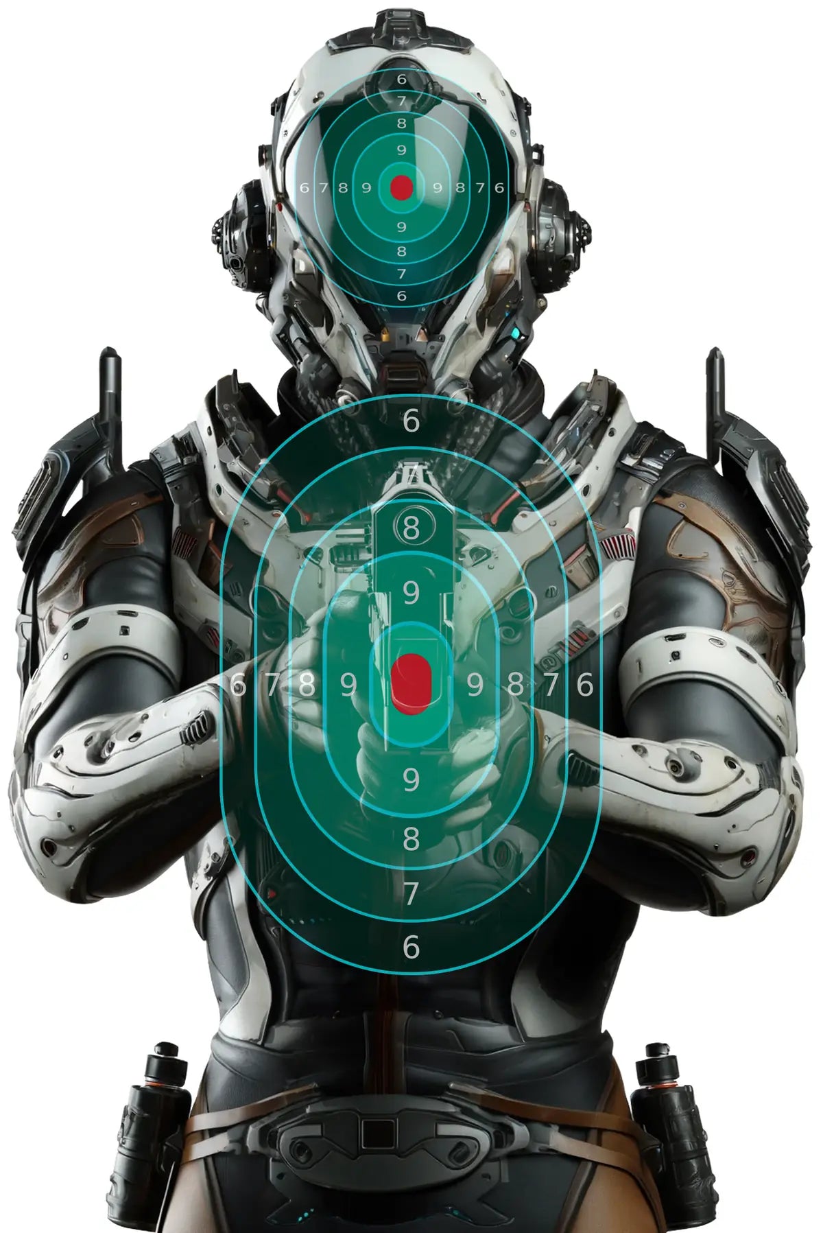 Future Warfare Target 12 - Printable Shooting Target