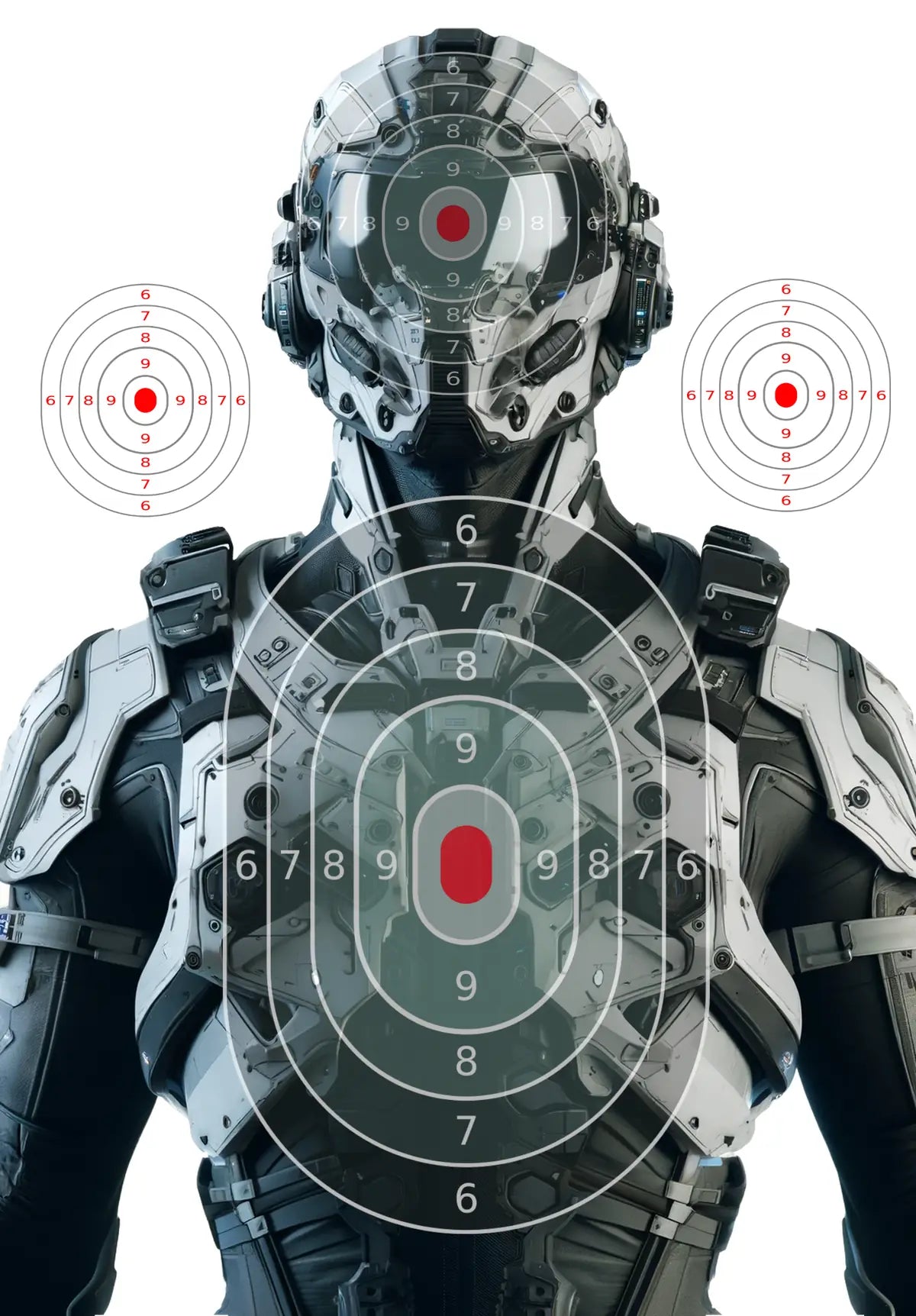 Future Warfare Target 50 - Printable Shooting Target