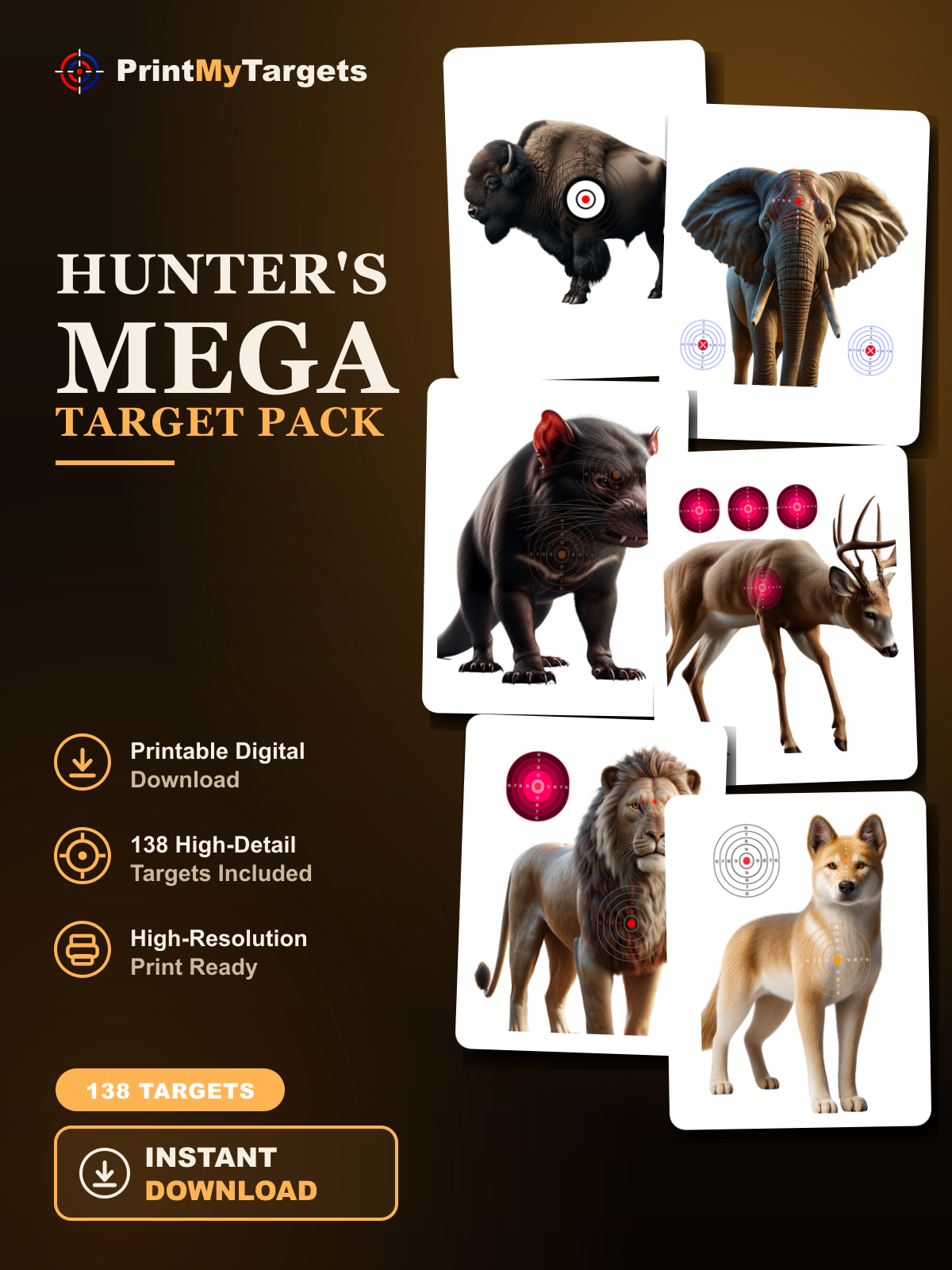 Hunter's Mega Pack (138 Targets)