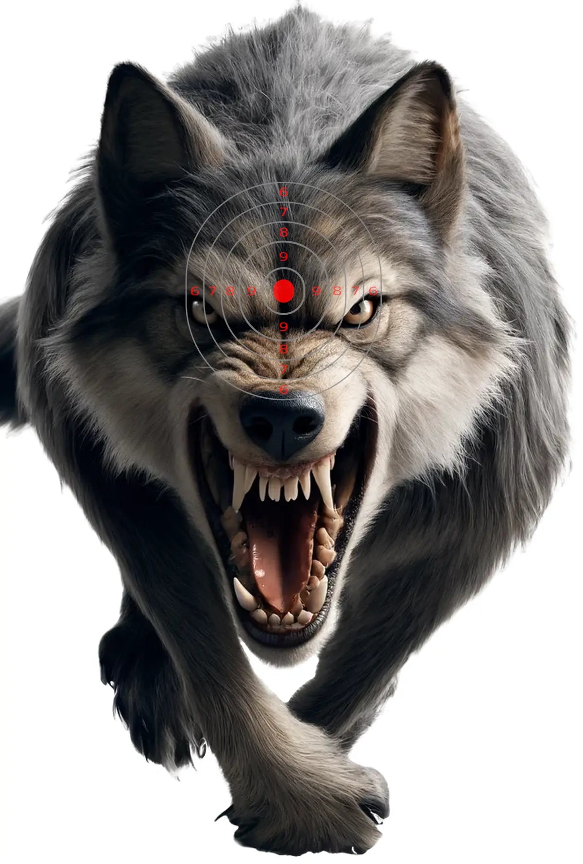 Ice Age Dire Wolf Target 2 - Printable Shooting Target