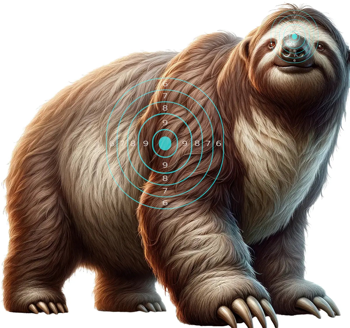 Ice Age Giant Ground Sloth Target 7 - Printable Shooting Target
