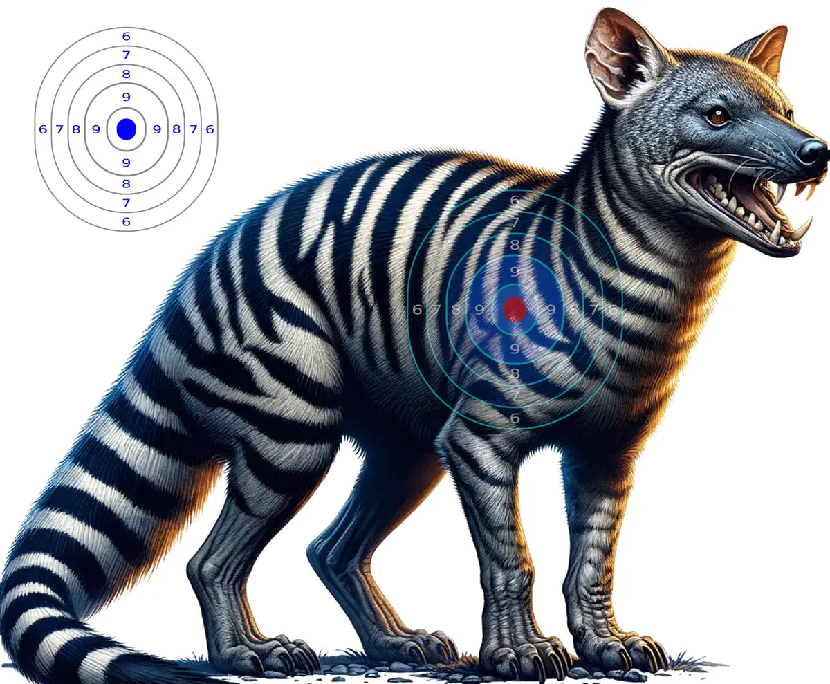 Ice Age Tasmanian Tiger Target 14 - Printable Shooting Target