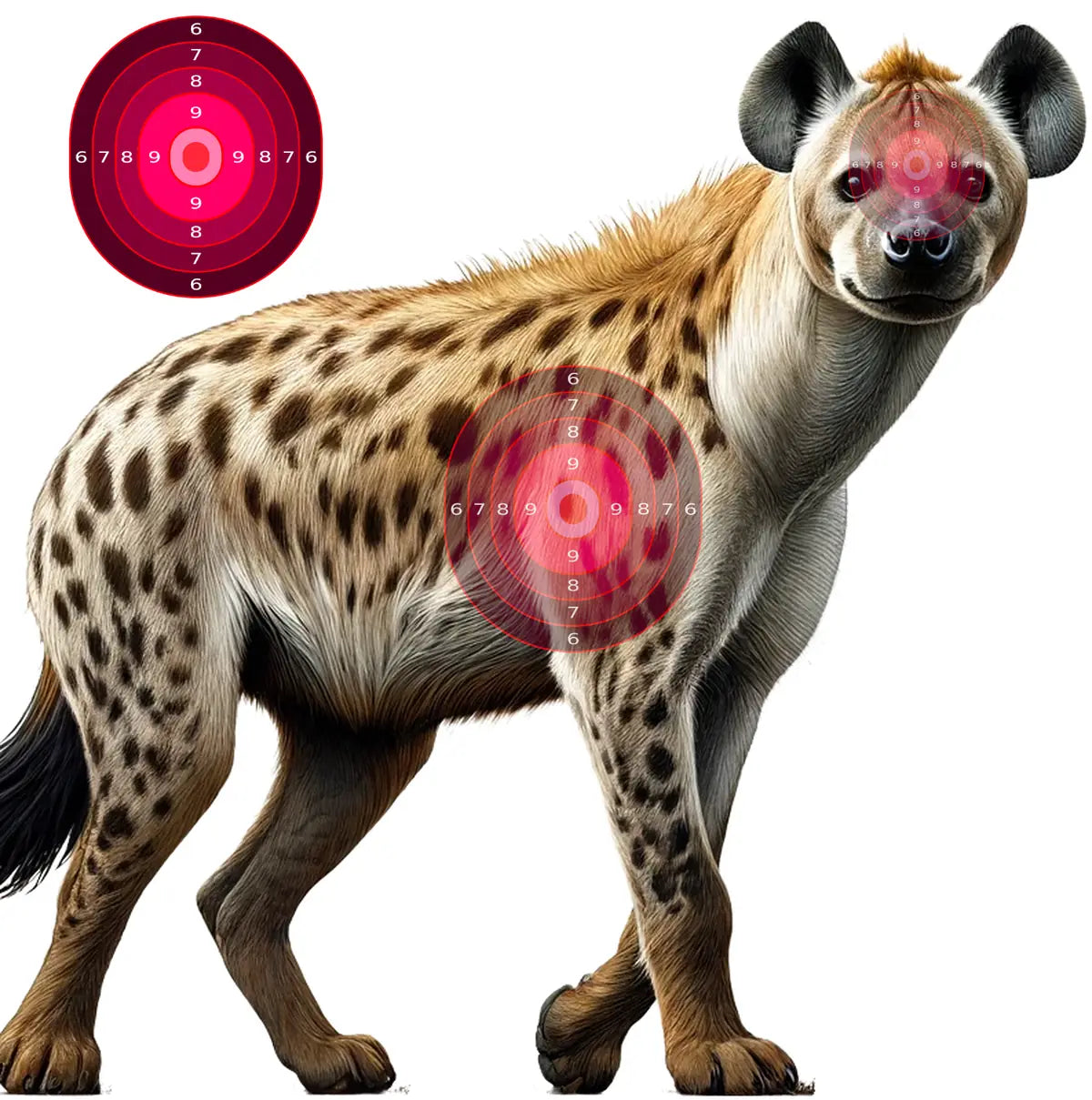 Indian Jungle Hyena Target 22 - Printable Shooting Target