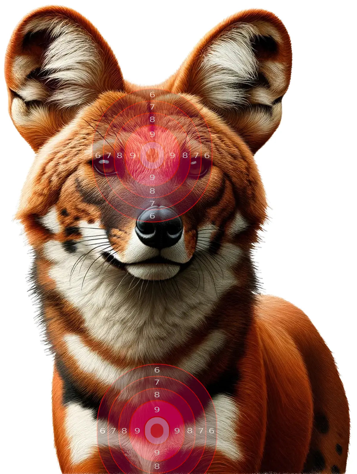 Indian Jungle Wild Dog Target 48 - Printable Shooting Target