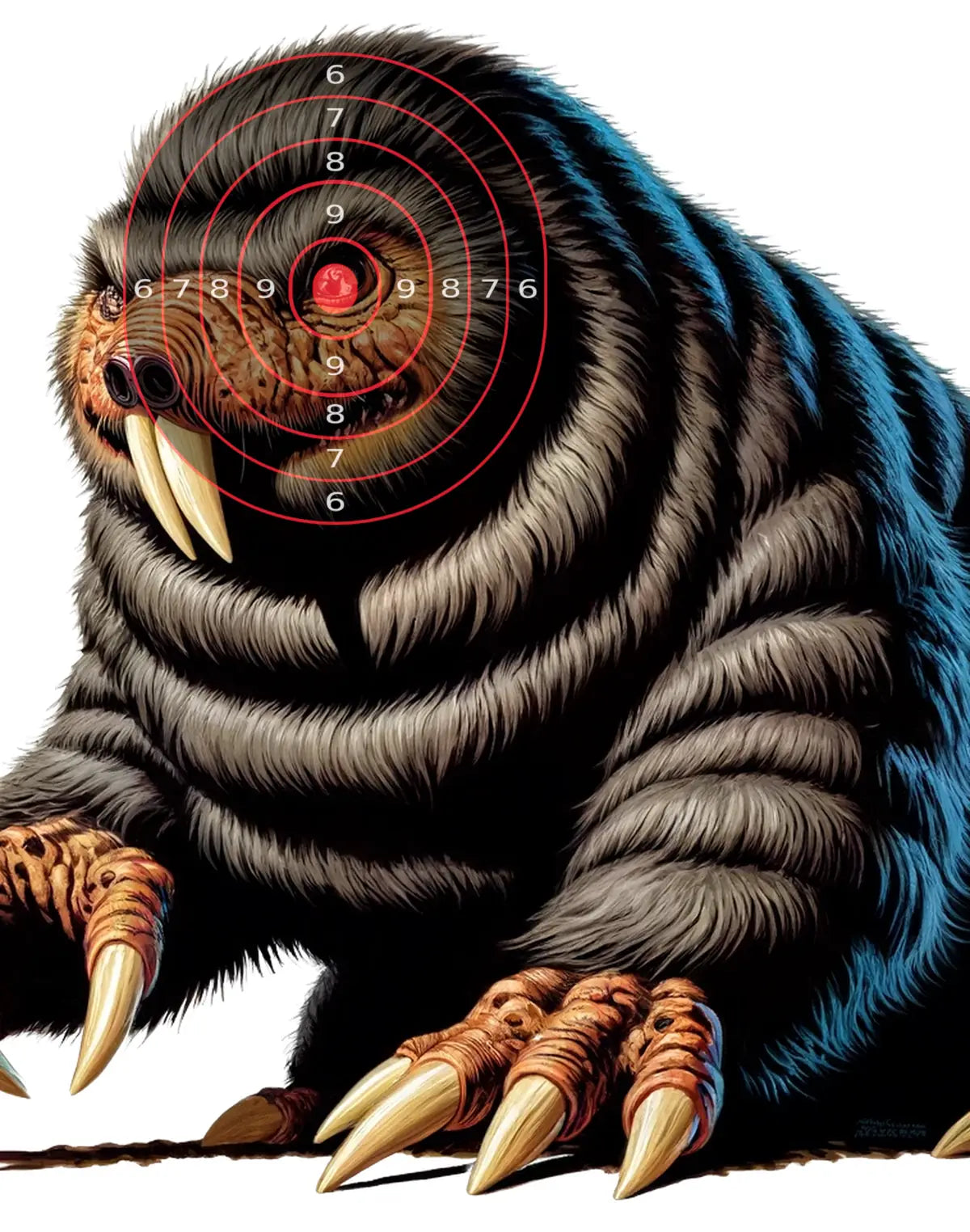 Monsters Target 8 - Printable Shooting Target