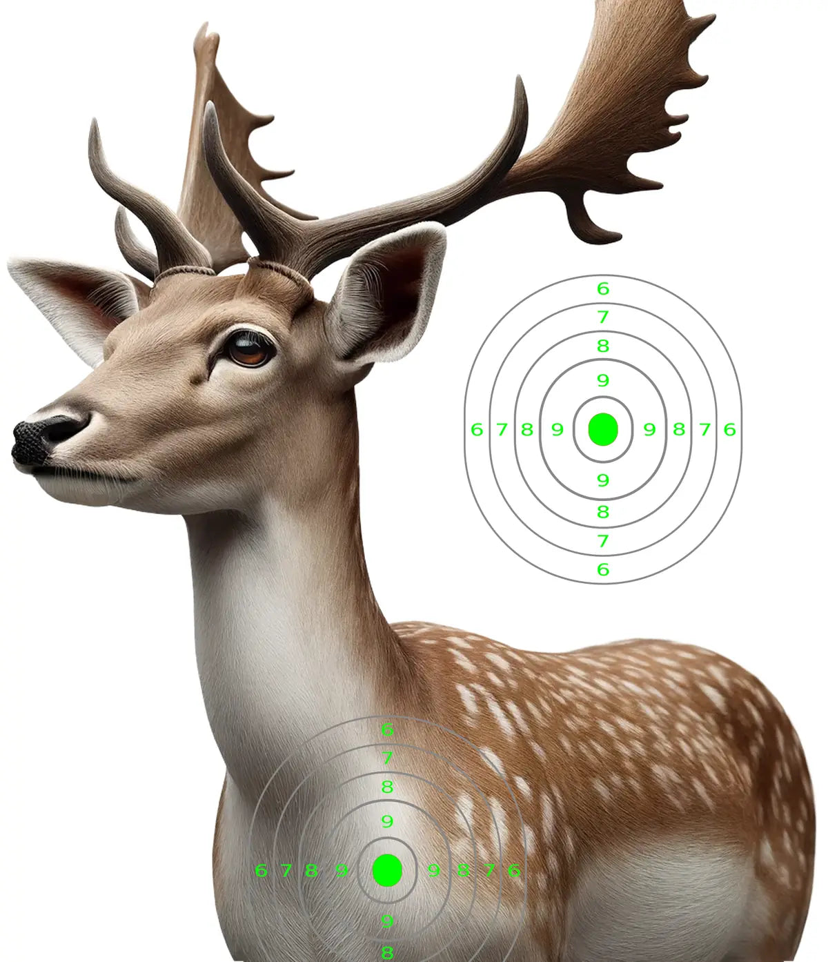 Outback Fallow Deer Target 10 - Printable Shooting Target