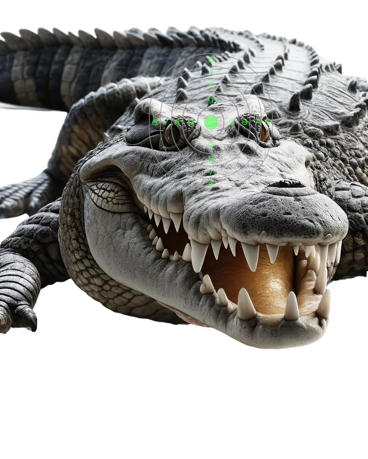 Outback Saltwater Crocodile Target 25 - Printable Shooting Target