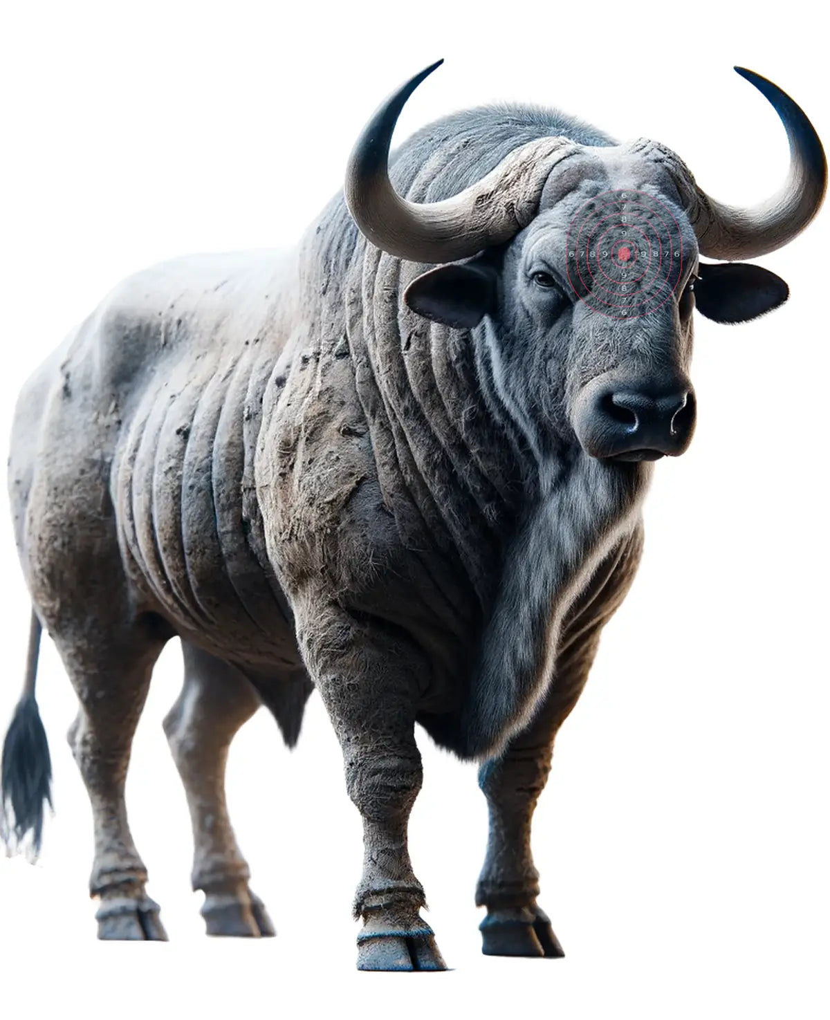 Outback Scrub Bull Target 30 - Printable Shooting Target