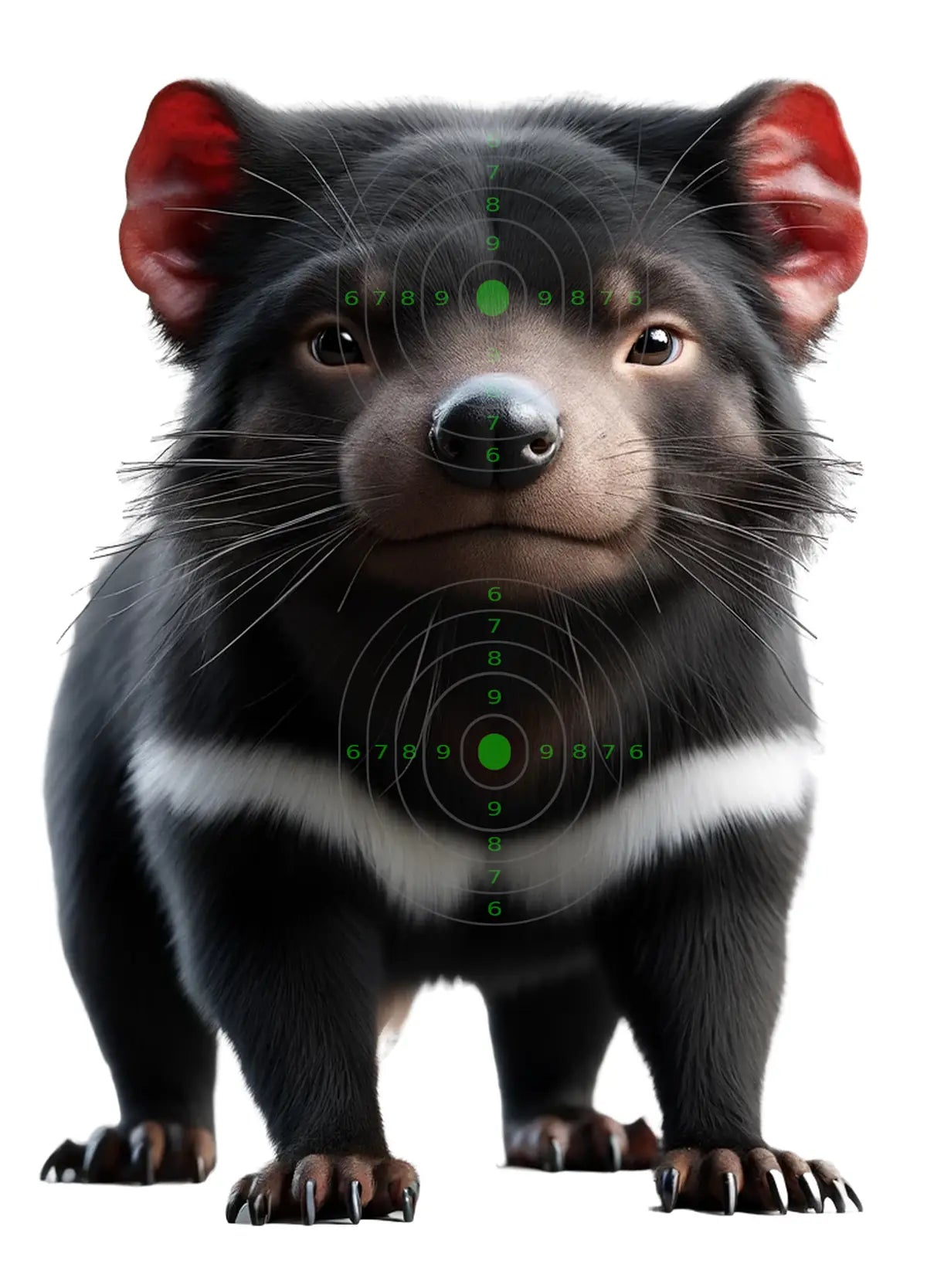 Outback Tasmanian Devil Target 21 - Printable Shooting Target