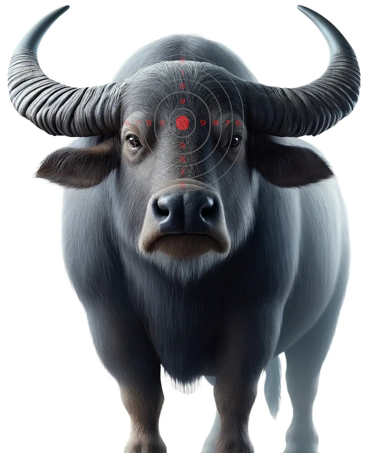 Outback Water Buffalo Target 18 - Printable Shooting Target
