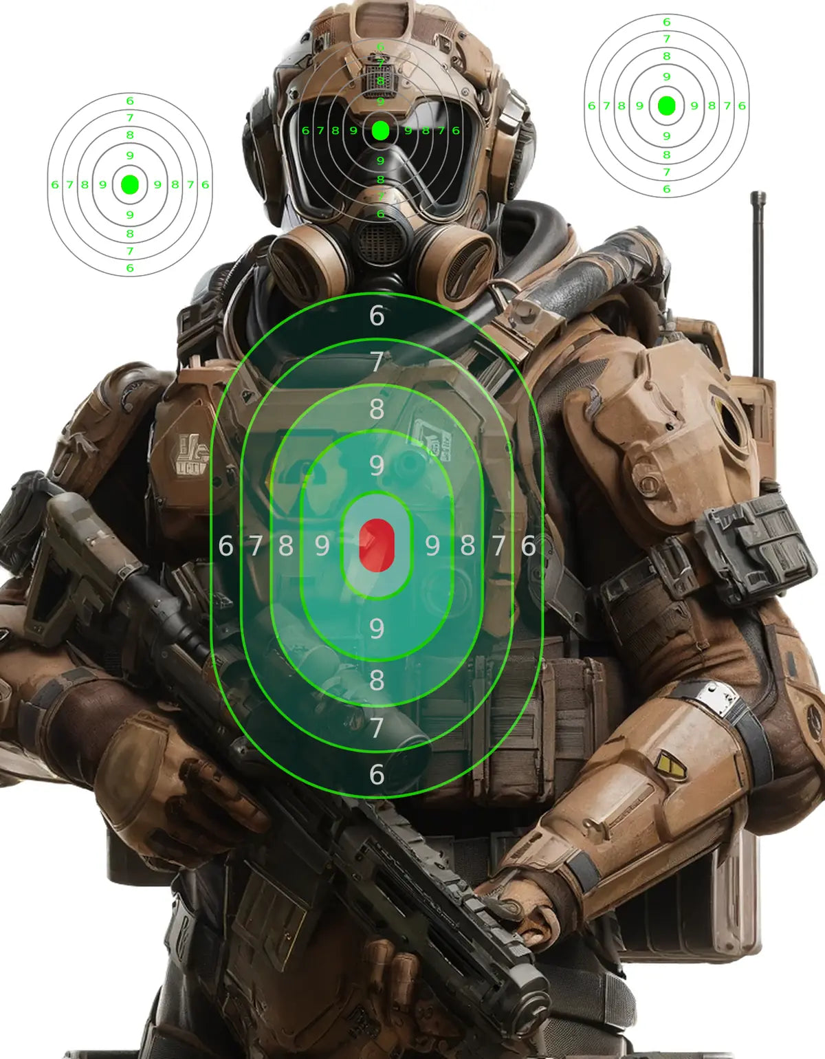 Radioactive Target 27 - Printable Shooting Target
