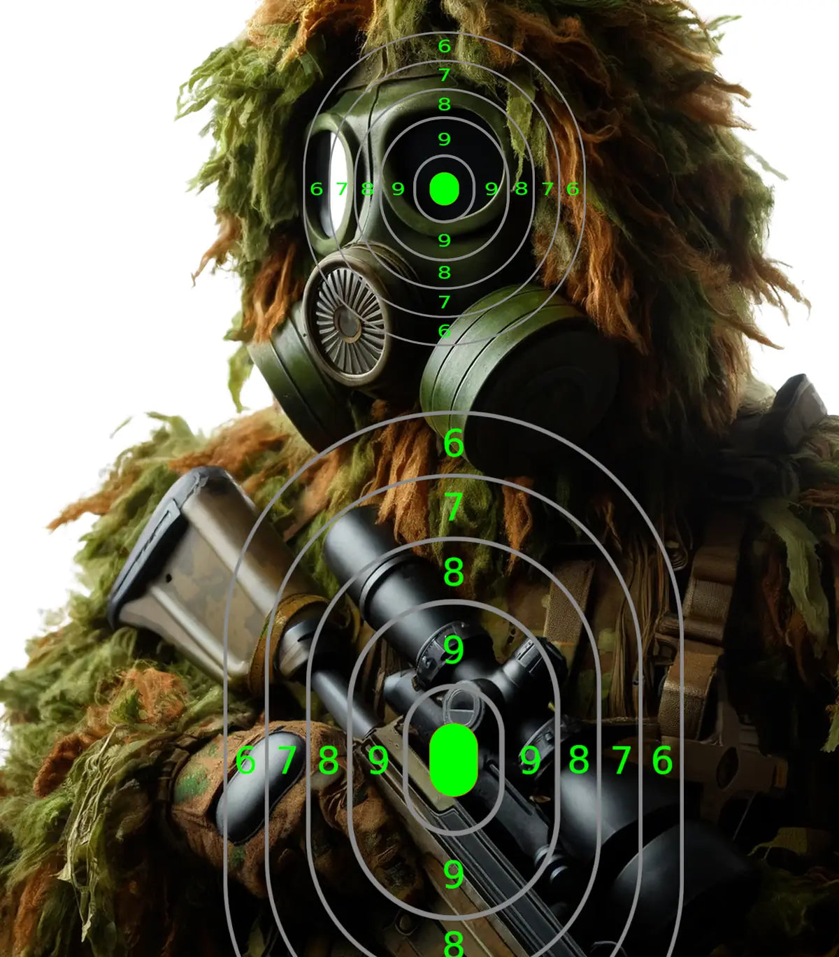 Radioactive Target 38 - Printable Shooting Target