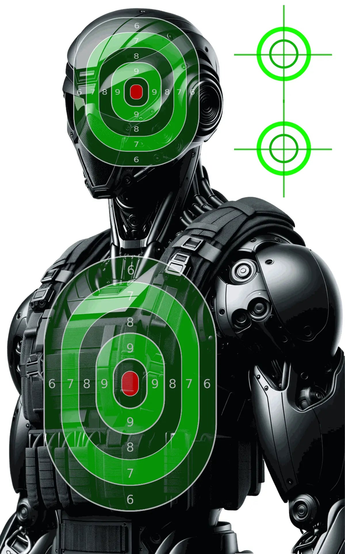 Robot And Drones Target 14 - Printable Shooting Target