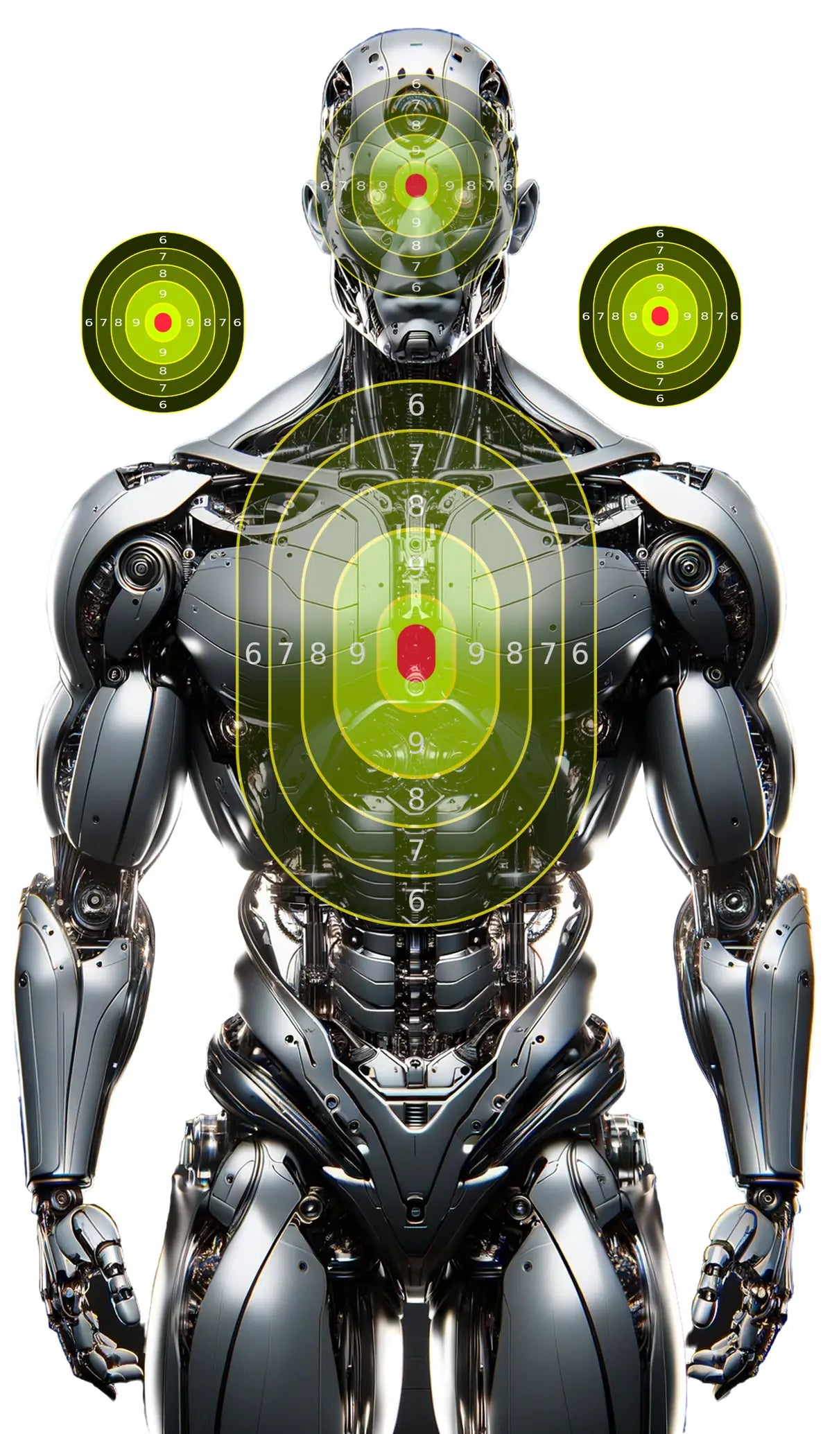 Robot And Drones Target 44 - Printable Shooting Target