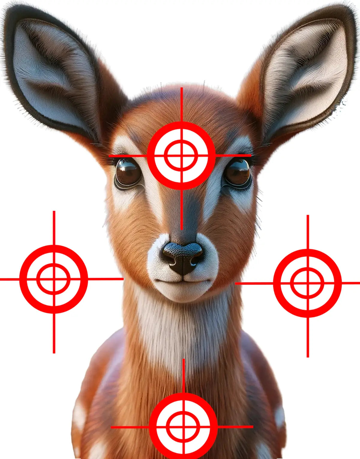Safari Animals Bushbuck Target 14 - Printable Shooting Target