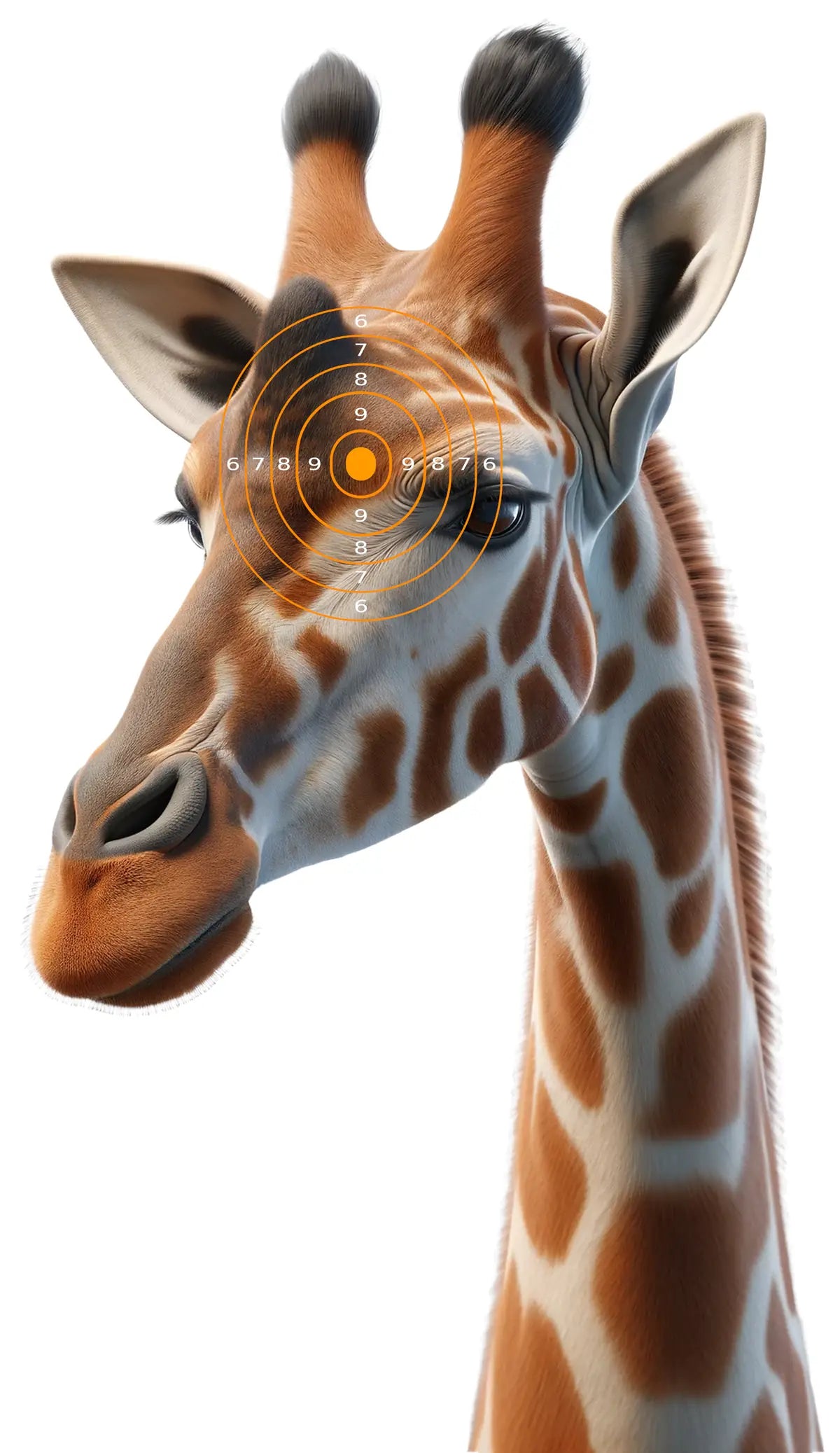 Safari Animals Giraffe Target 20 - Printable Shooting Target