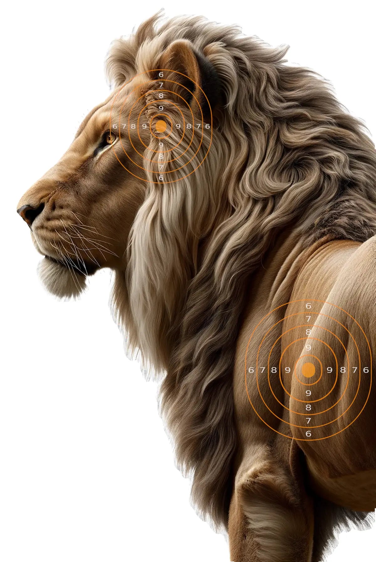 Safari Animals Lion Target 46 - Printable Shooting Target