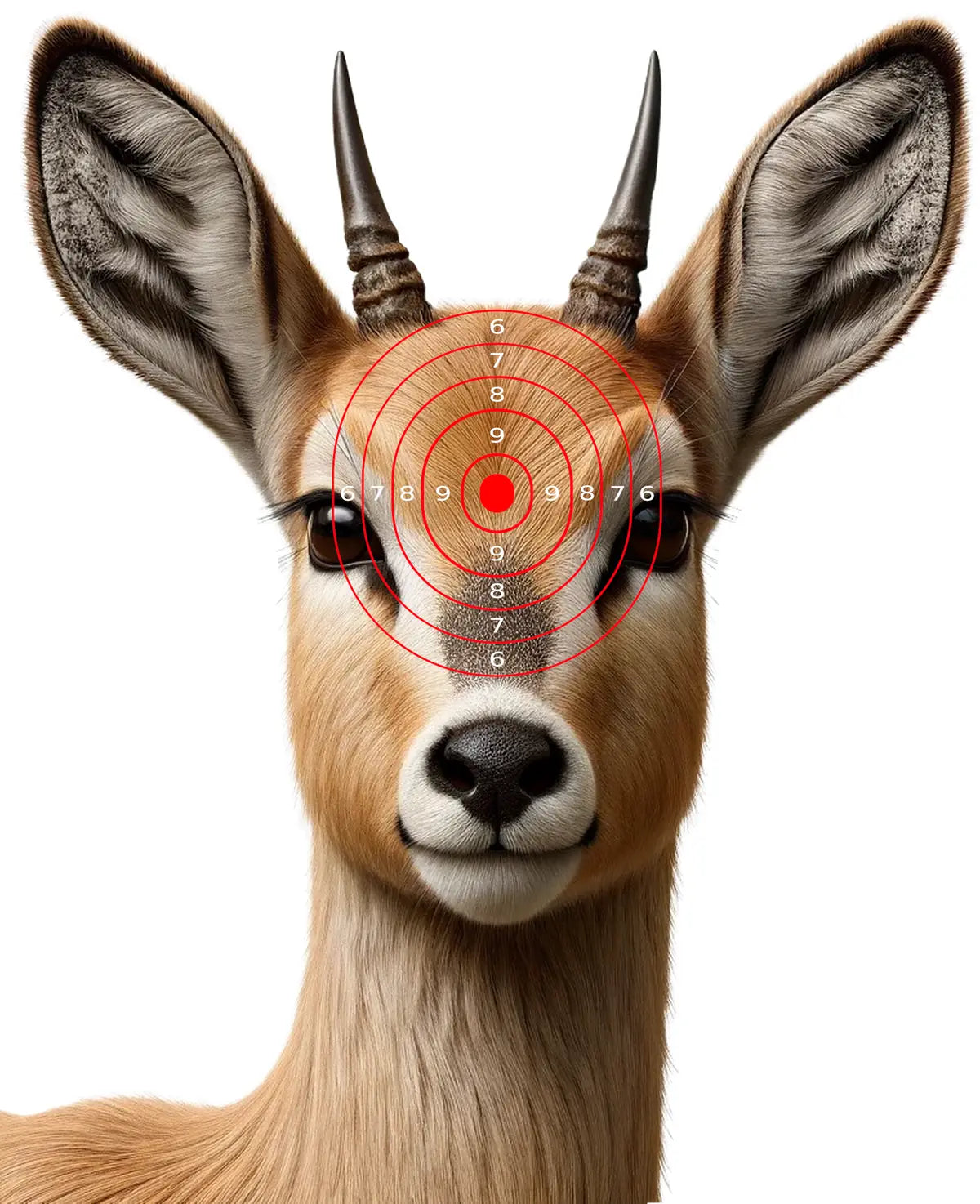 Safari Animals Reedbuck Target 18 - Printable Shooting Target