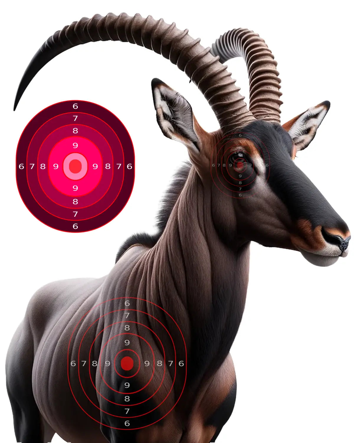 Safari Animals Topi Target 21 - Printable Shooting Target
