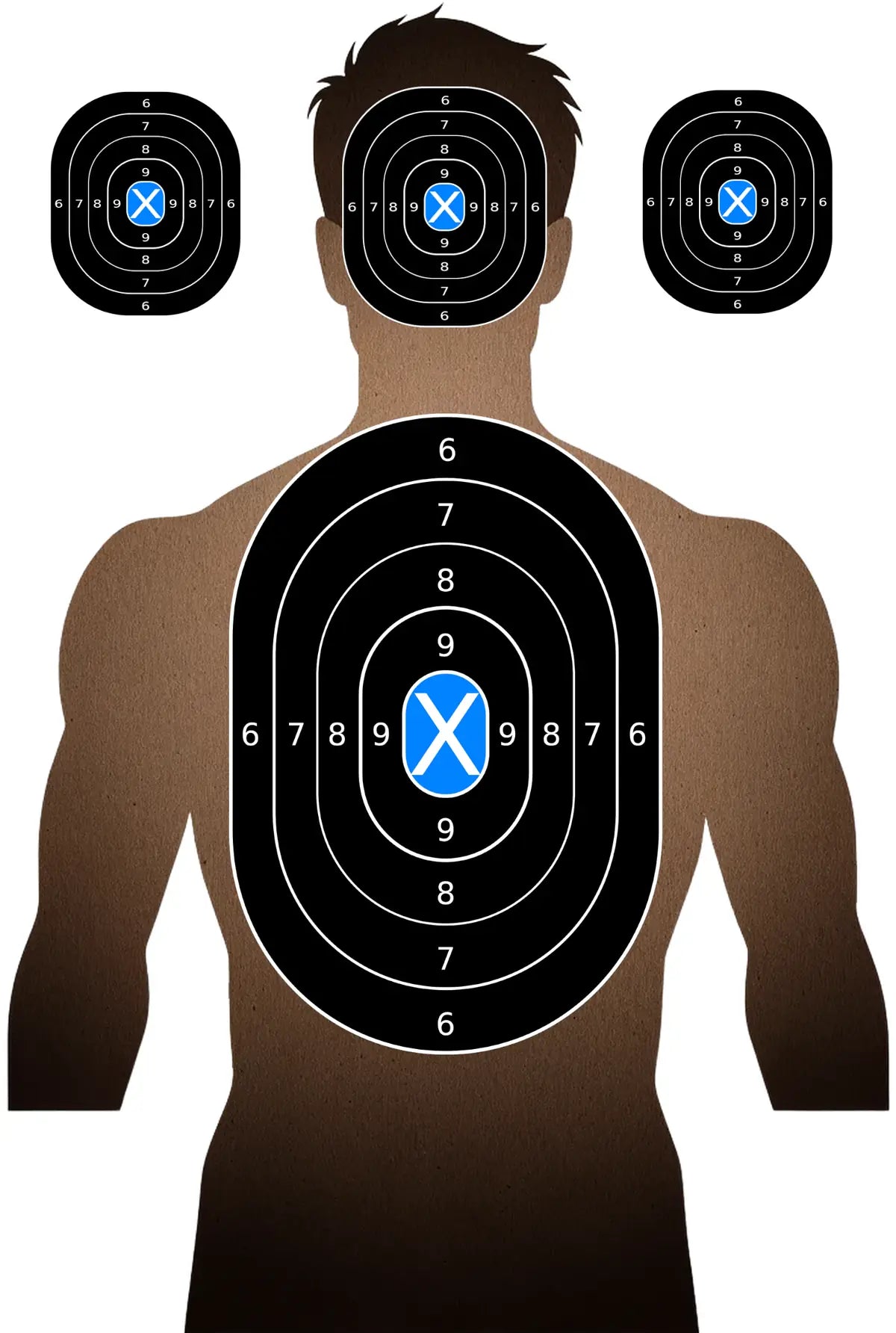 Silhouette Target 10 - Printable Shooting Target