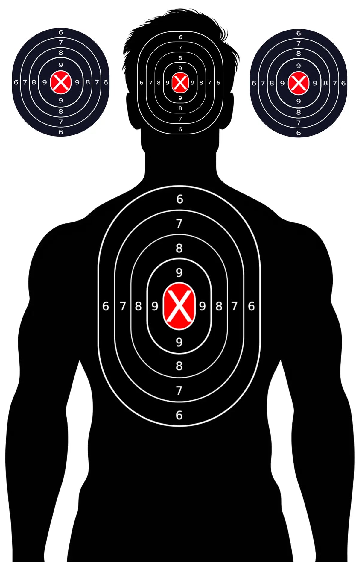 Silhouette Target 45 - Printable Shooting Target