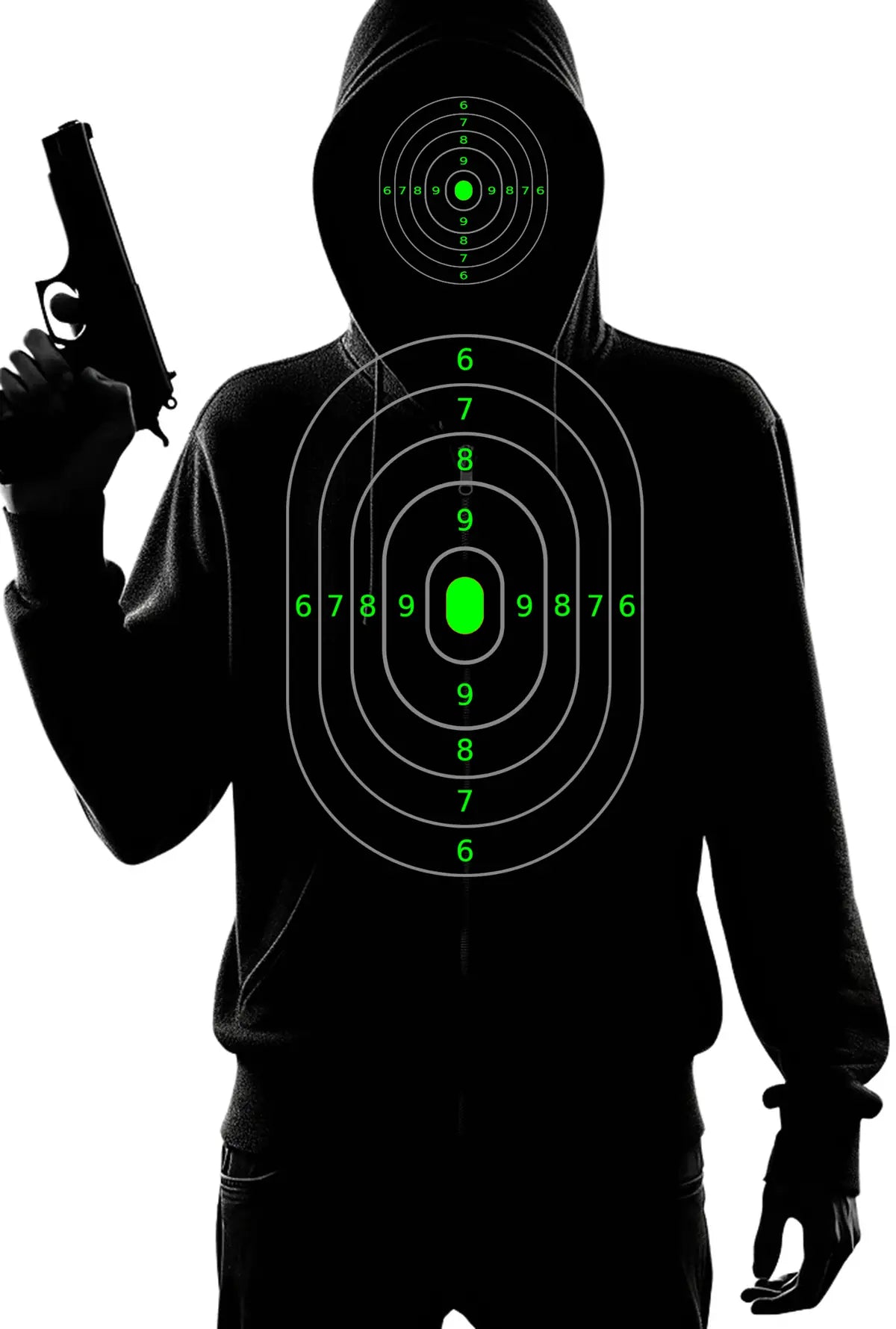 Silhouette Target 97 - Printable Shooting Target