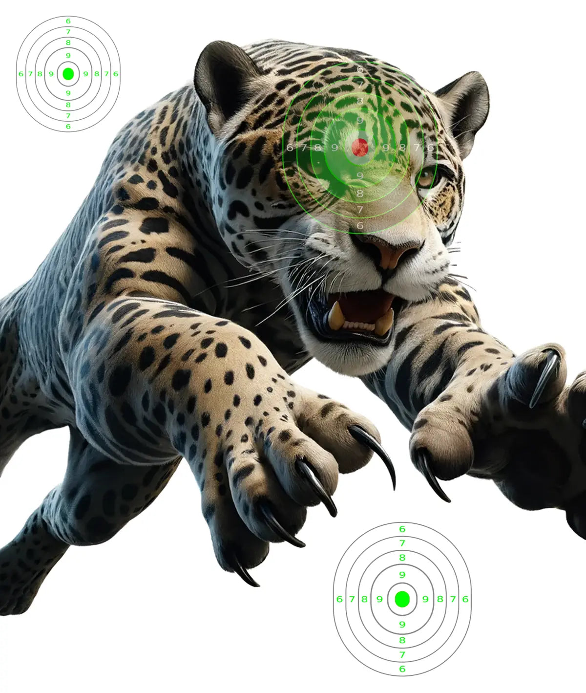 South American Jaguar Target 1 - Printable Shooting Target