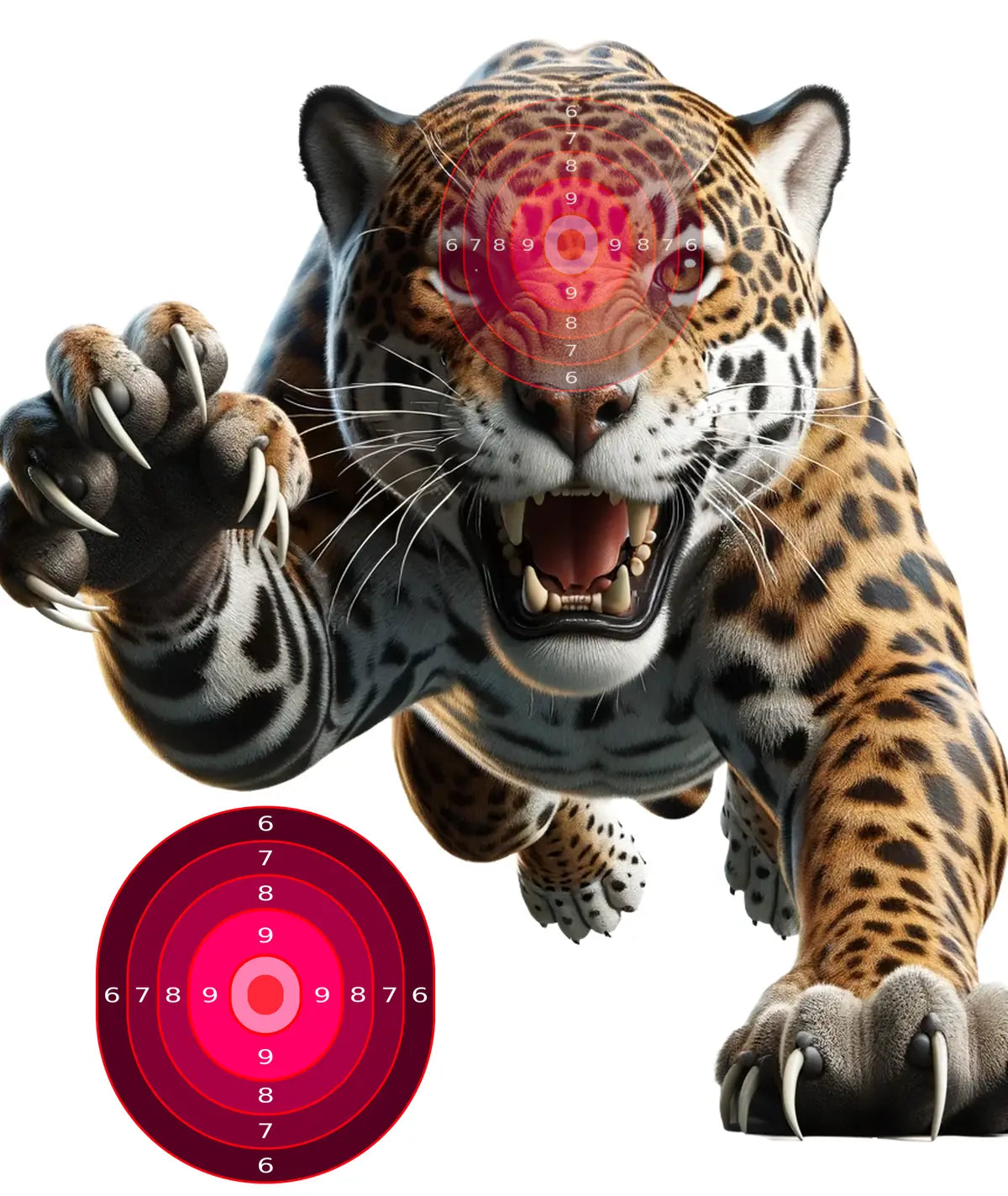 South American Jaguar Target 40 - Printable Shooting Target