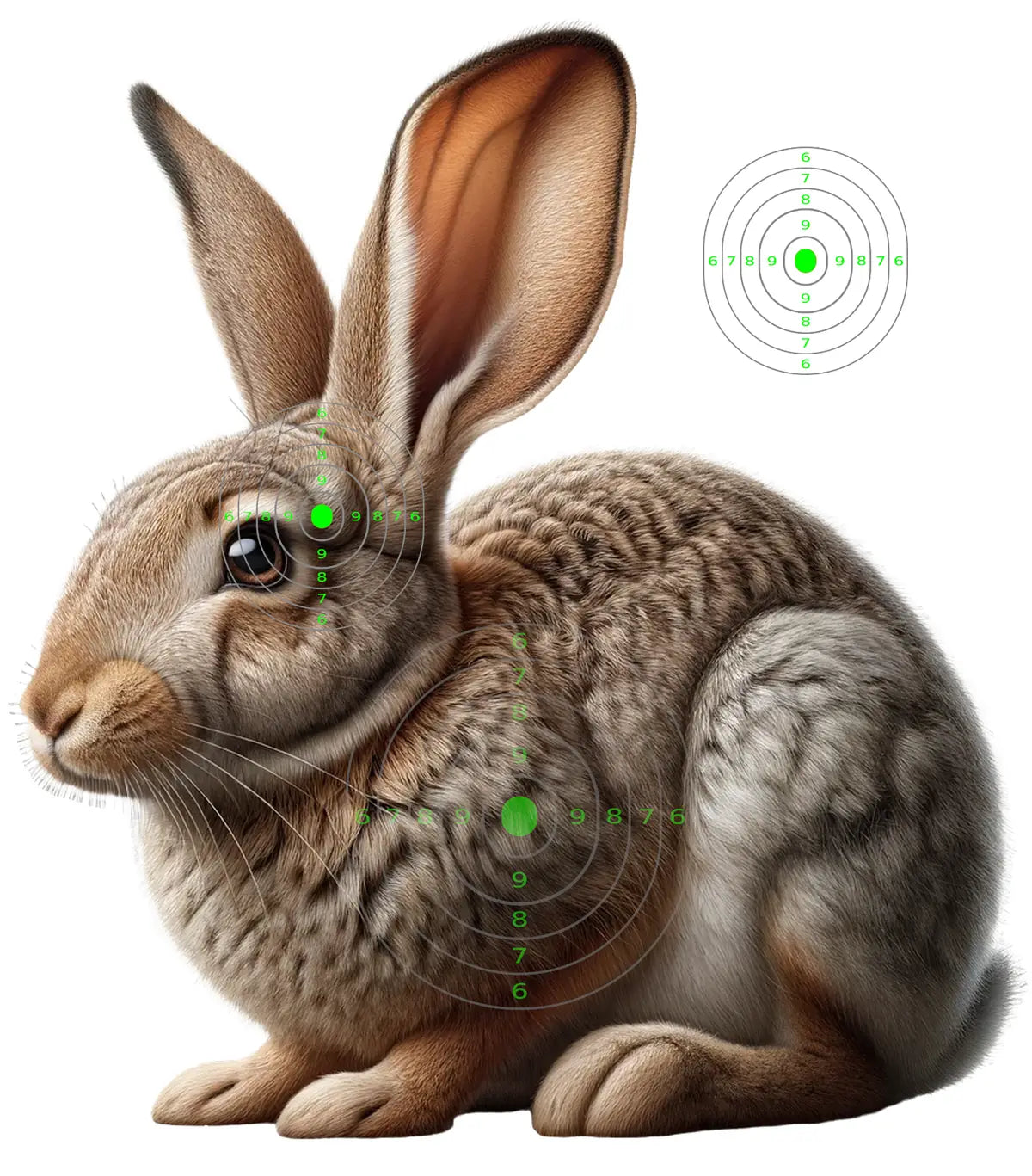 South American Tapeti Rabbit Target 8 - Printable Shooting Target