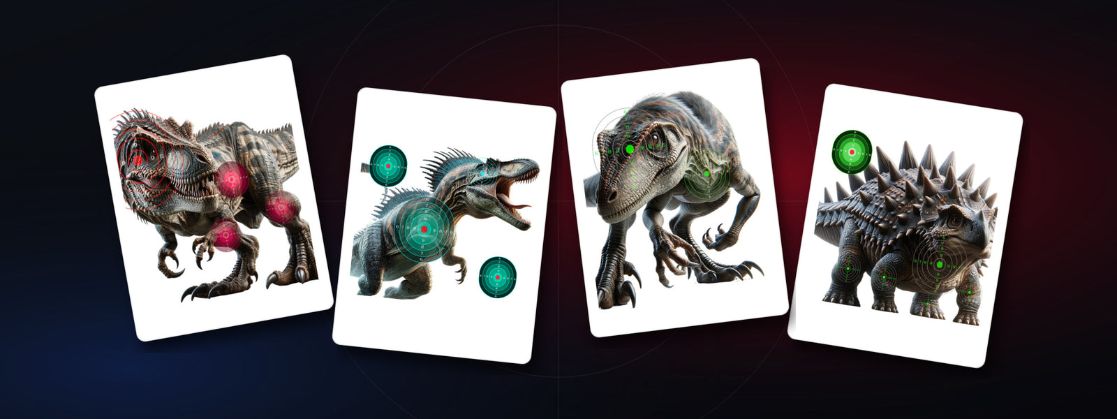 Dinosaur Targets — printable shooting targets
