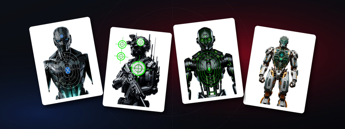 Robot And Drone Targets — printable shooting targets