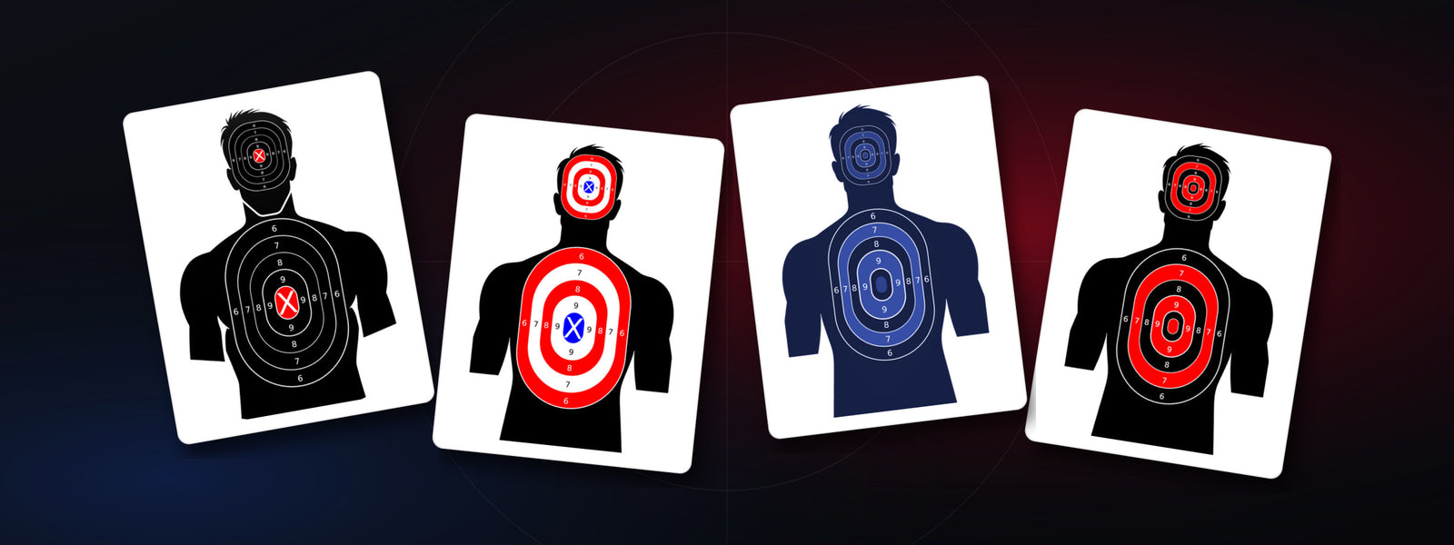 Silhouette Targets — printable shooting targets